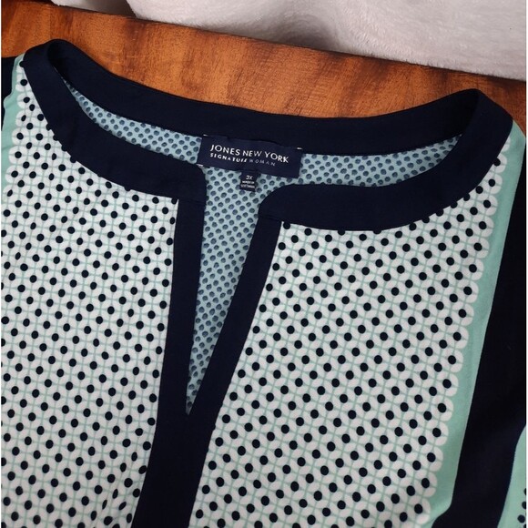 Jones New York Geometric Sleeveless Top - Picture 6 of 8